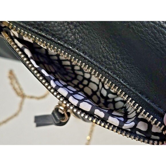 Urban Expressions Bag Black Crossbody Vegan Leather Fold-Flap Shoulder Purse - Picture 10 of 12